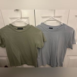 Brandt Melville classic T shirts blue and green